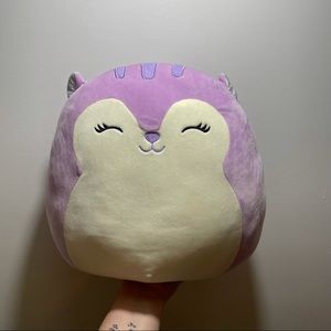 12" Sydnee the squirrel Squishmallow